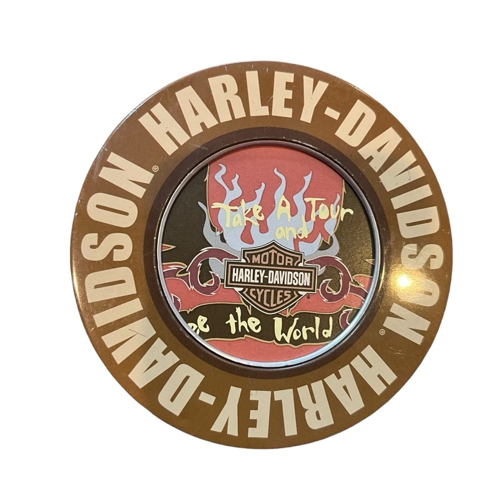 Harley Davidson Take A Tour See The World Absorbant Collectable‎ Coasters